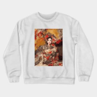 A bewitching Japanese beauty Crewneck Sweatshirt